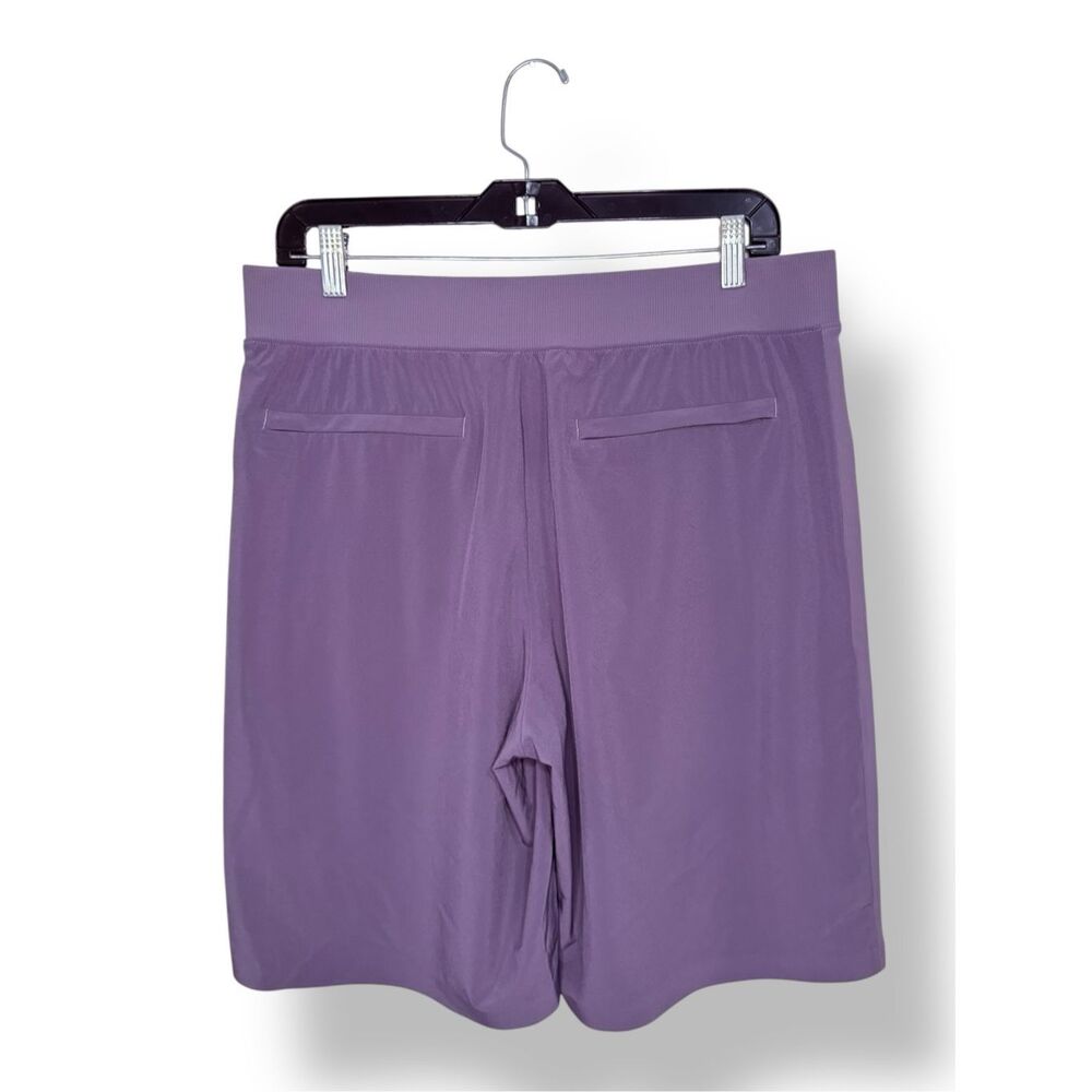 Athleta Brooklyn Bermuda Shorts Women’s 12 Activewear Tempest Violet Gorpcore - Picture 3 of 6
